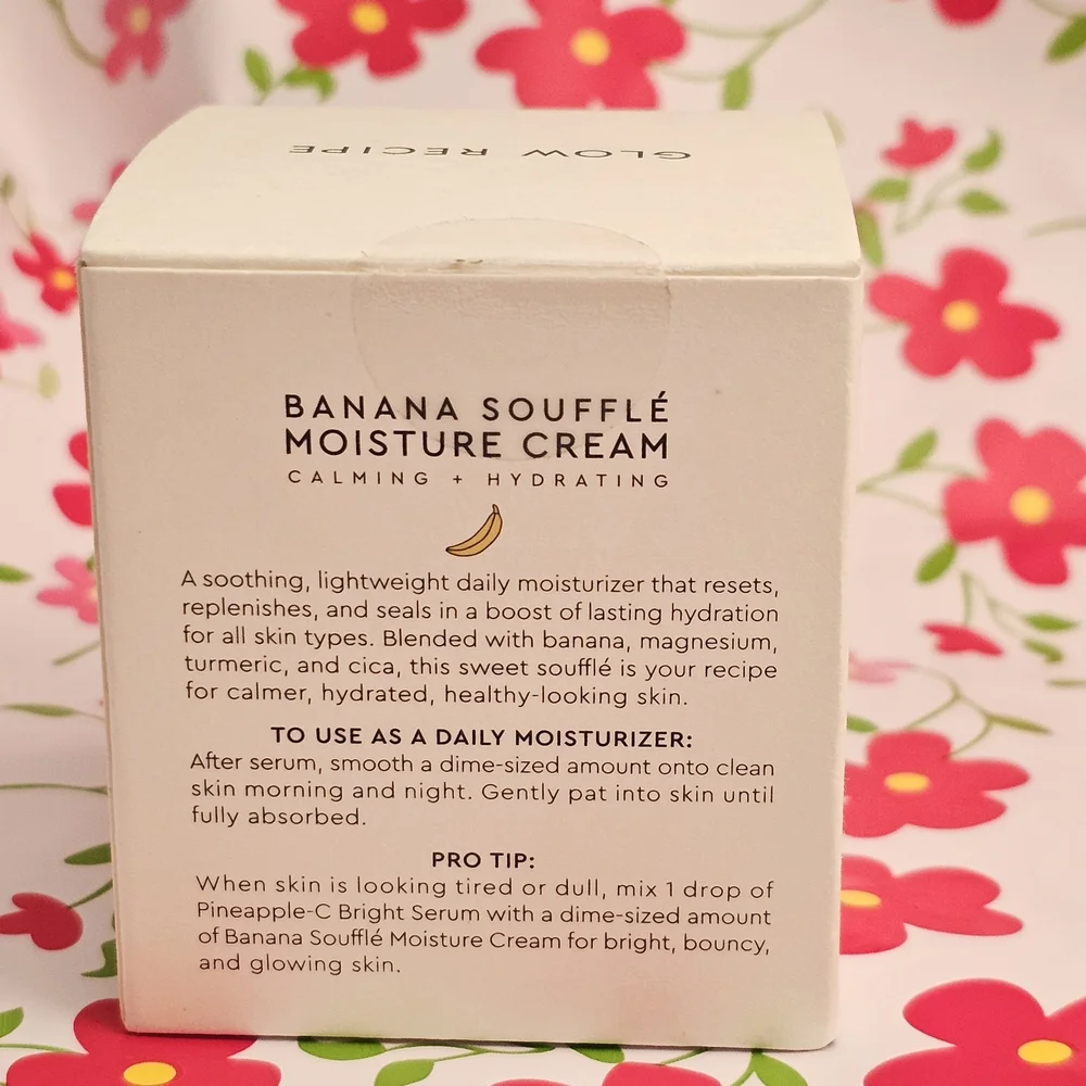 Glow Recipe Banana Soufflé Moisture Cream Rare UnSealed Discontinued